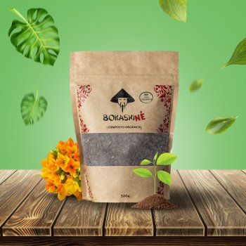 BOKASHI NÉ COMPOSTO ORGÂNICO 500G - 1 UNID