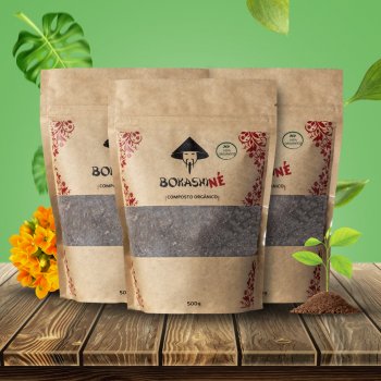 BOKASHI NÉ COMPOSTO ORGÂNICO 500G - 3 UNID