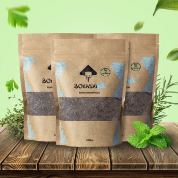 BOKASHI NÉ ERVAS AROMÁTICAS 500G - 3 UNID